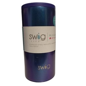 Swig Life Stainless Steel Insulated Skinny Can Cooler Bombshell  Mermazing NWT